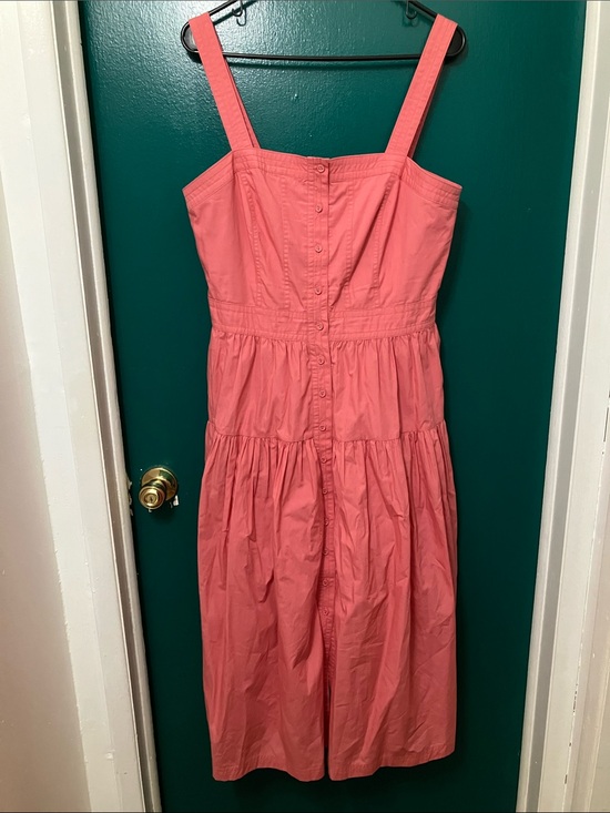 Banana Republic Dresses & Skirts - Banana Republic Pink Button-Front Midi Sundress